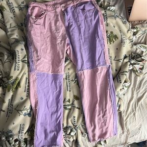 Pink and Purple Jeans